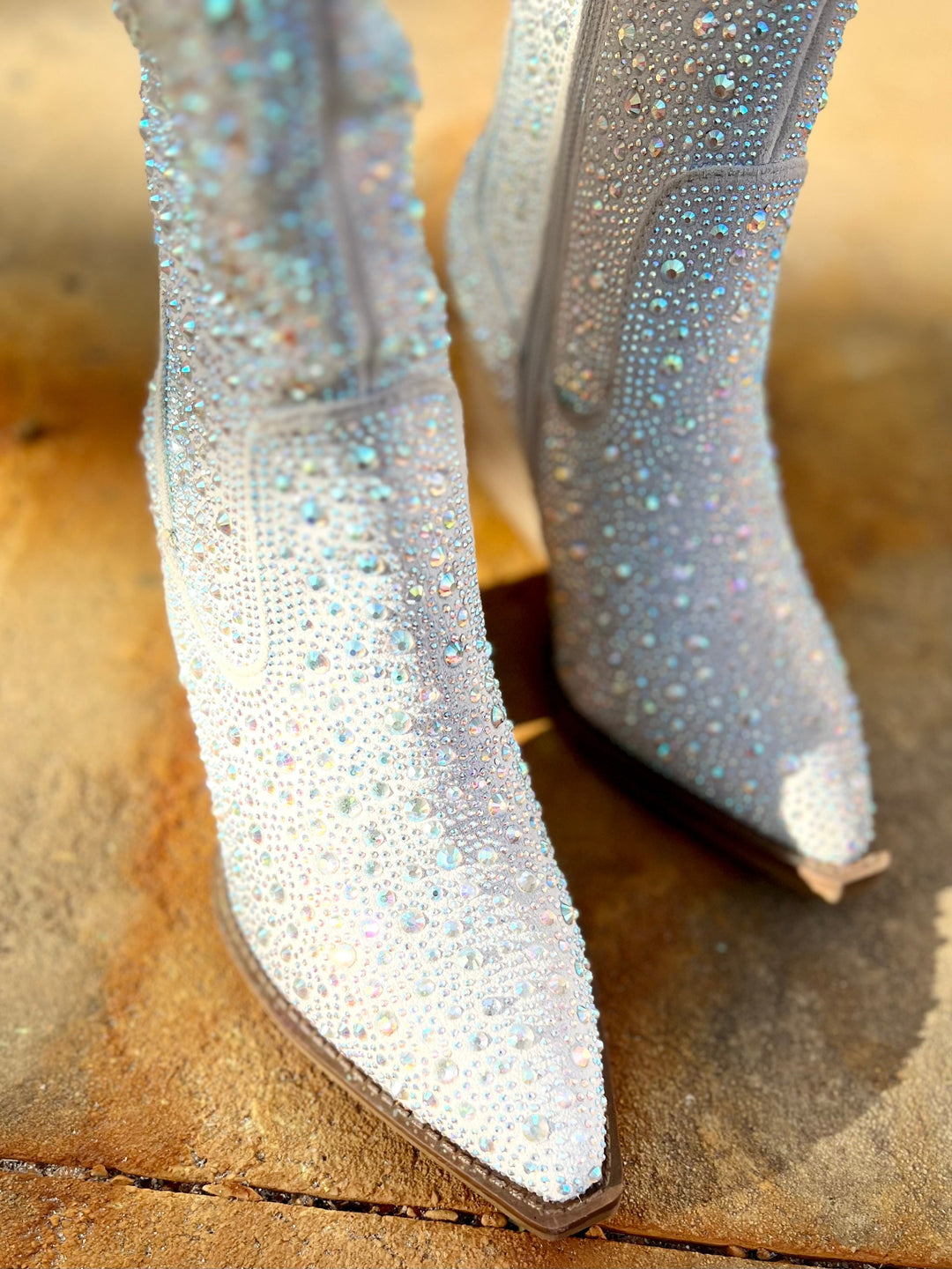 Very G Tall In A Silver Cadillac Boots* | gussieduponline