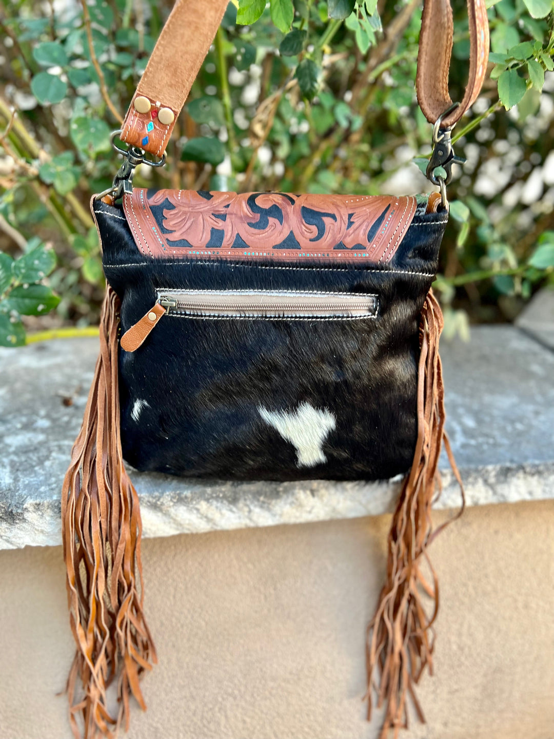 Broken Bough Tooled Bag | gussieduponline