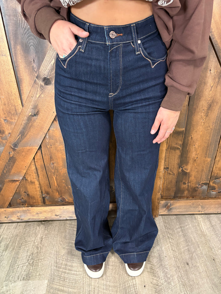Ariat Women's Ultra High Rise Veronica Wide Leg Jeans