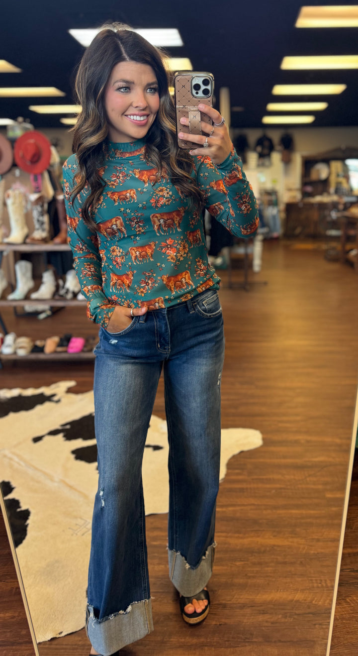 Sterling Kreek Home Is Where The Pair Is Mesh Top