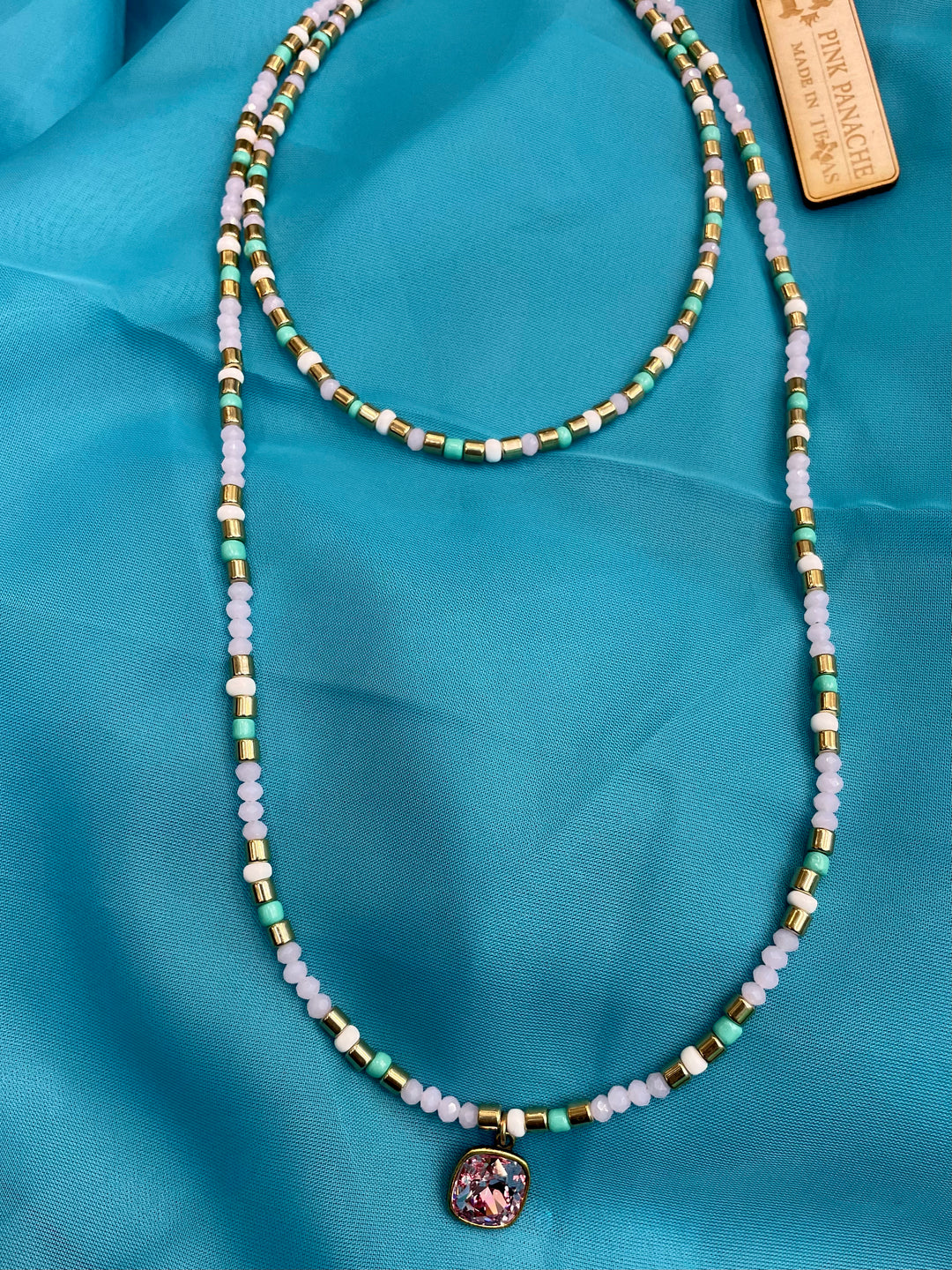 Panache Pink Princess Necklace | gussieduponline