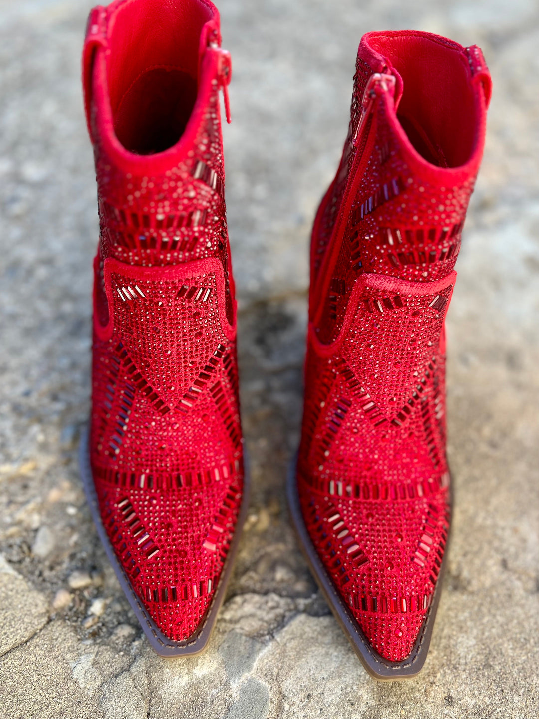 Red Maze of Life Boots | gussieduponline