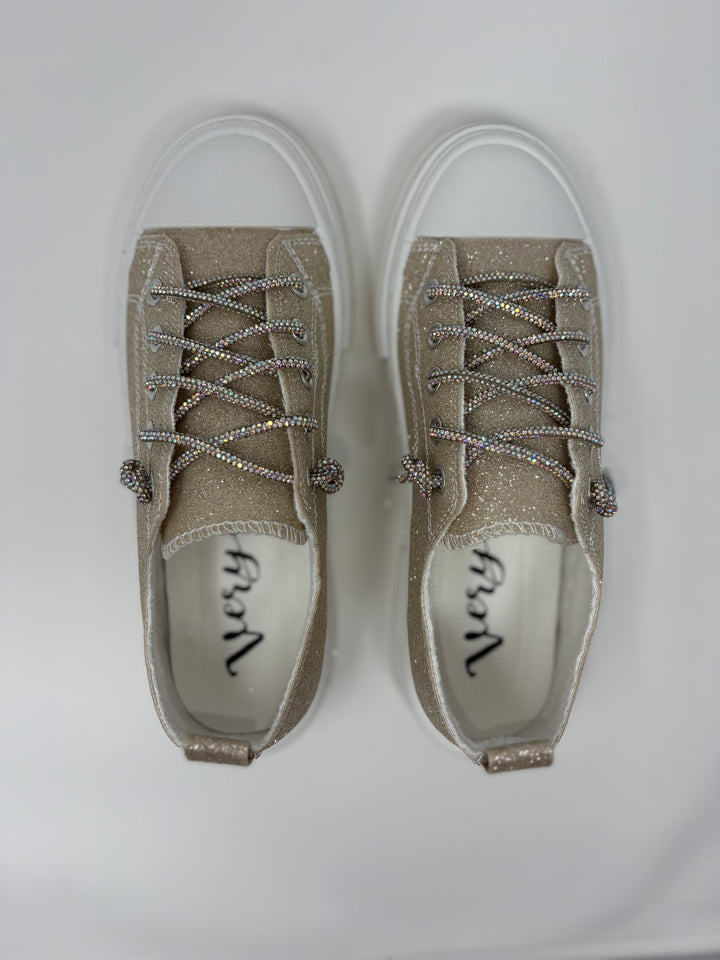 Very G Gold Aman Sparkle Sneakers