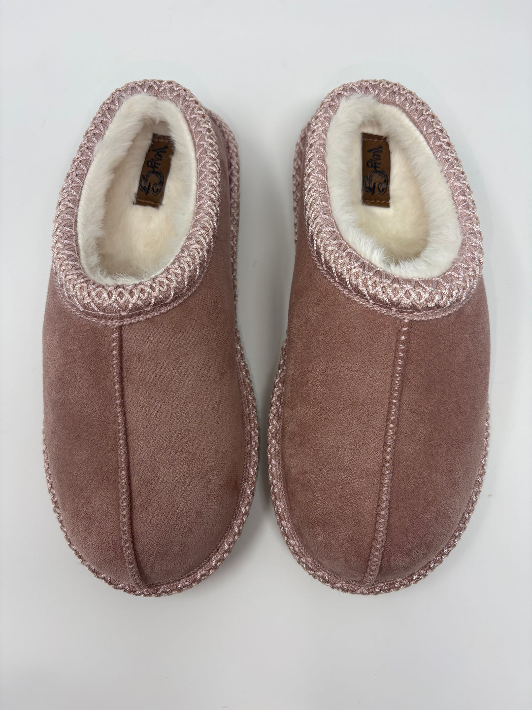 Very G Georgina Blush Pink Slippers