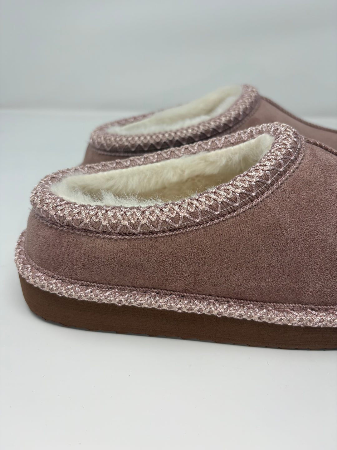 Very G Georgina Blush Pink Slippers