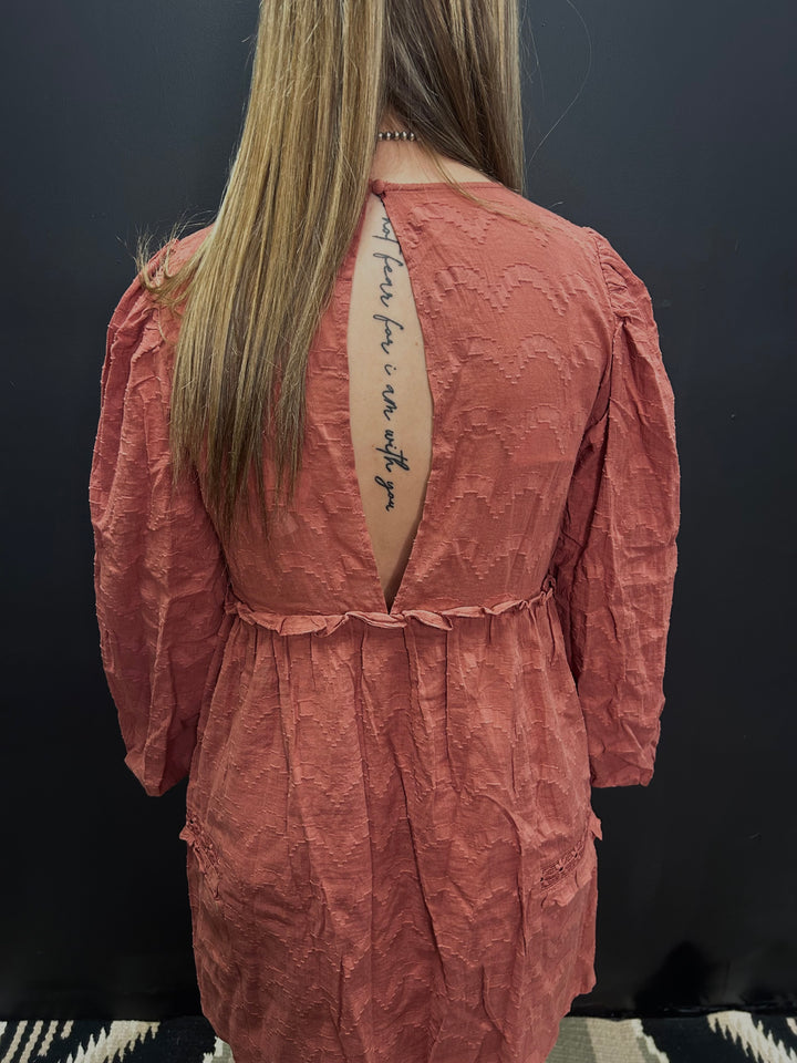 Mauve Out Of My Way Dress*