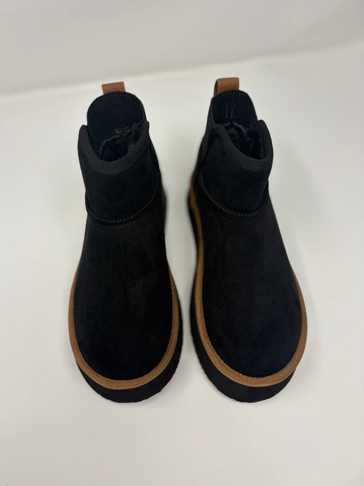 Very G Black Brooklyn Booties