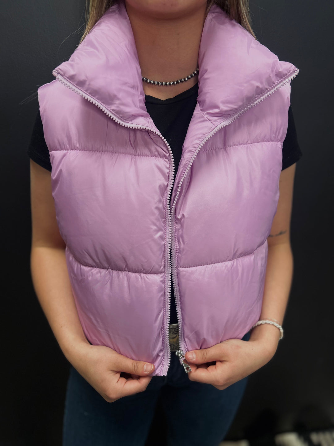 Puffer Cropped Vest*