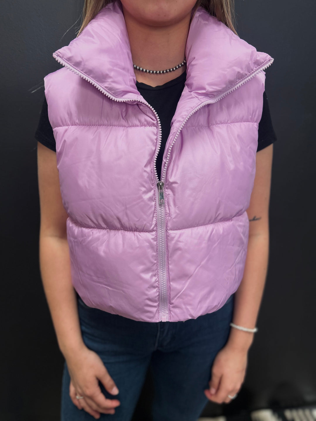 Puffer Cropped Vest*