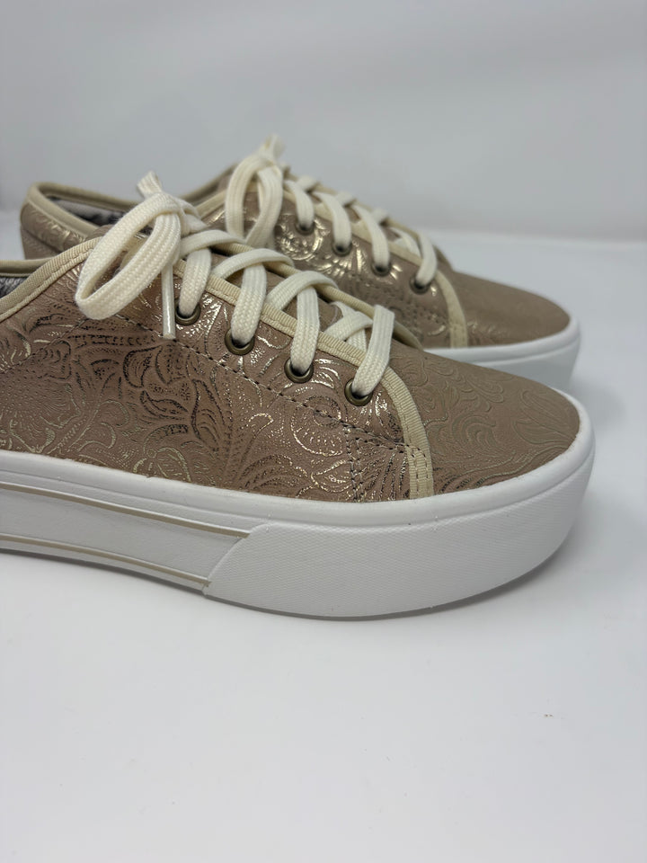 Women's Ariat Skylar Pearl Floral Embossed Shoes