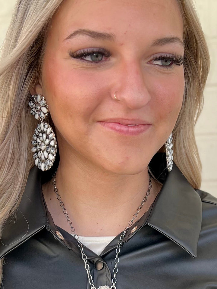 Bilaganna Navajo Sterling Silver Earrings | gussieduponline