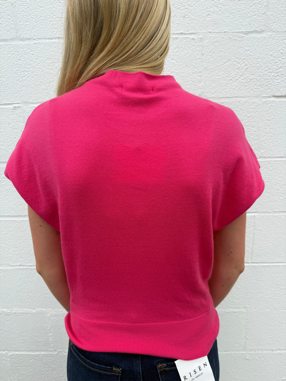 Cap Sleeve Mock Neck Sweater Top - 3 Colors