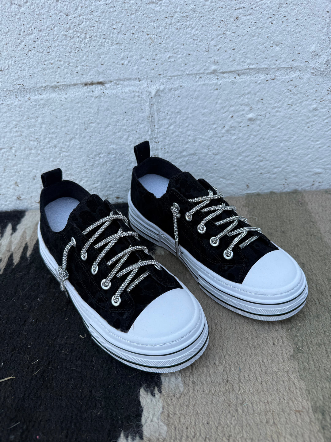 Very G Aman Black Leopard Sneakers