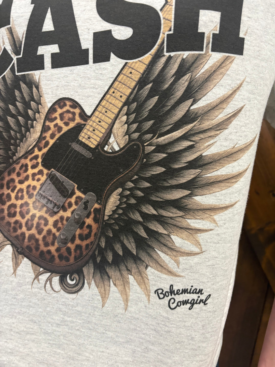 Johnny Cash Guitar Wings Tee