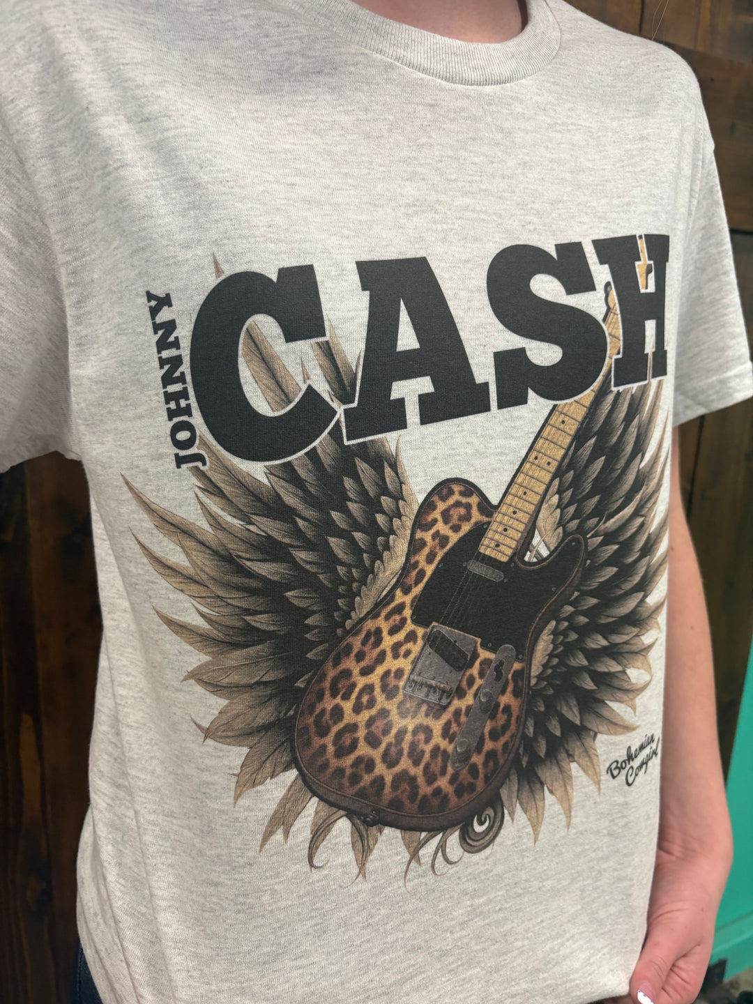 Johnny Cash Guitar Wings Tee
