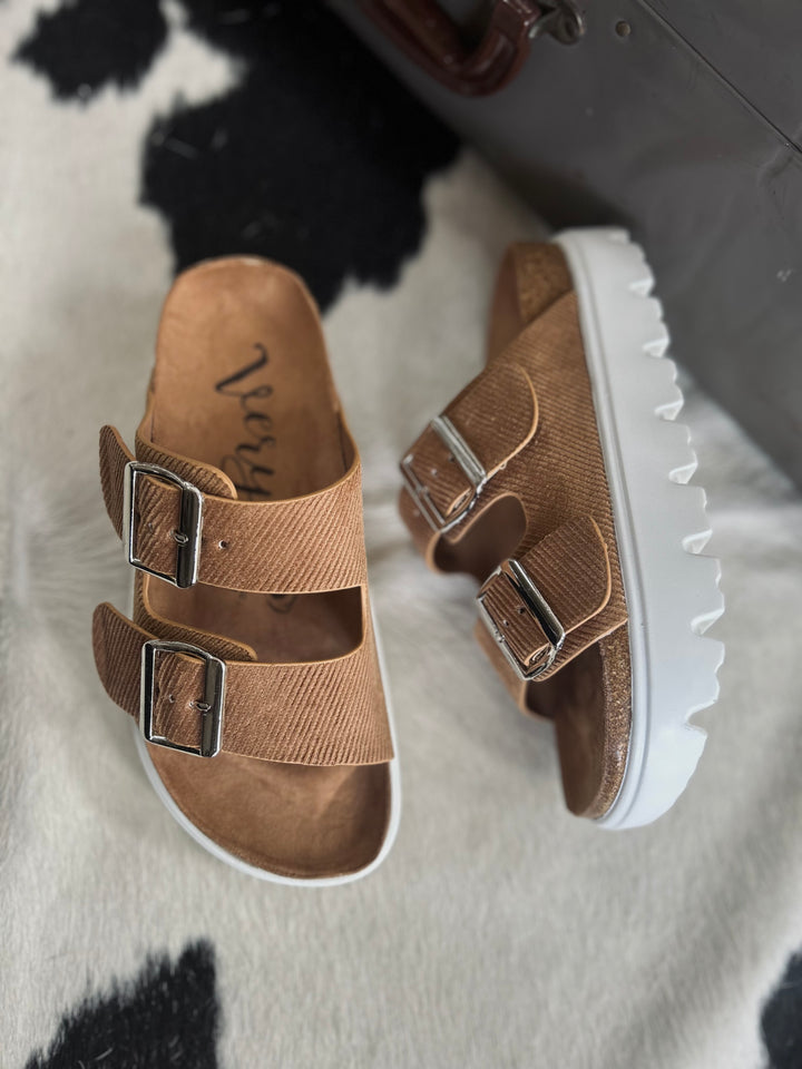 Jazmin Tan Platform Sandals