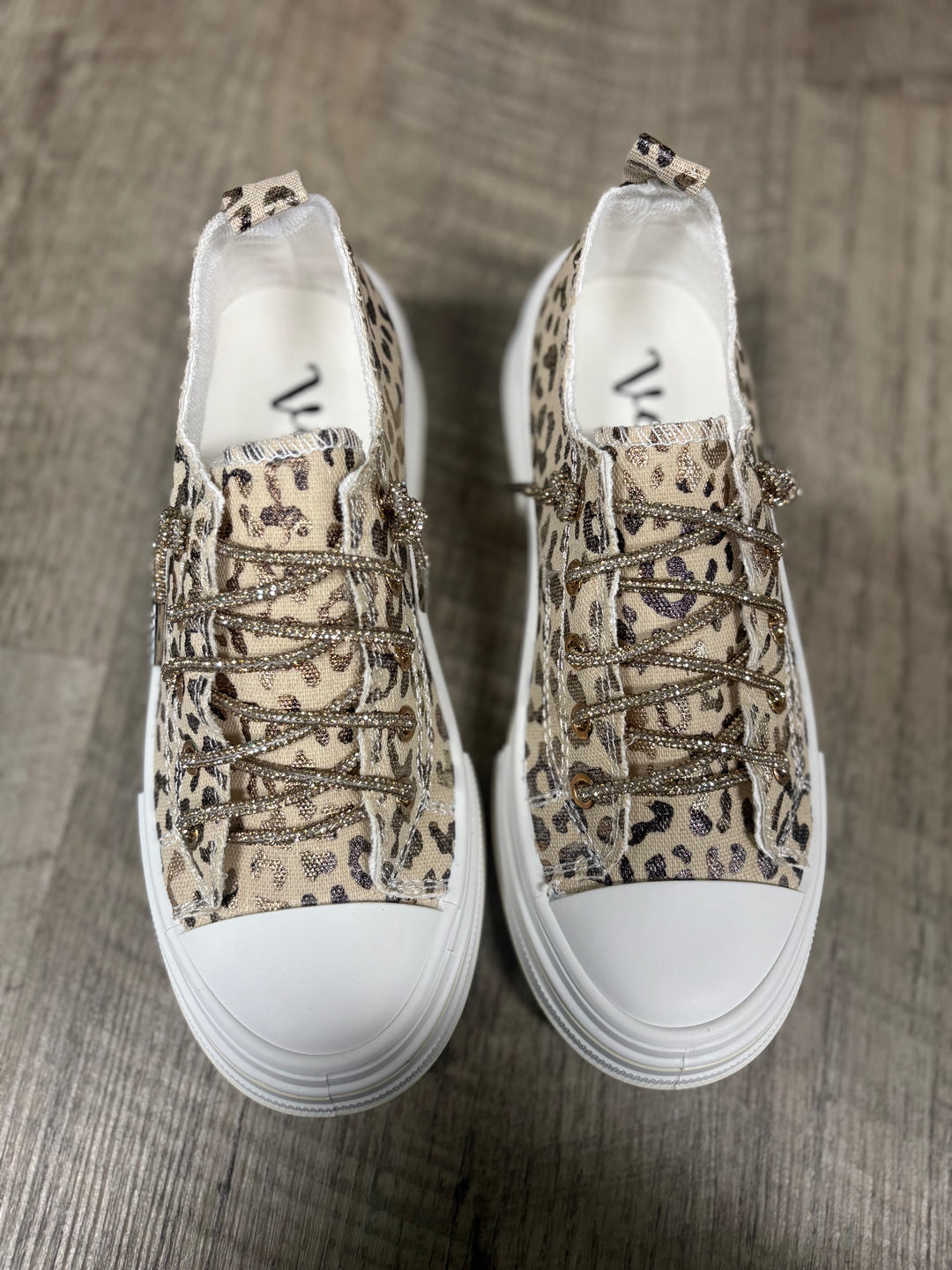 Aman Natural Leopard Sneakers