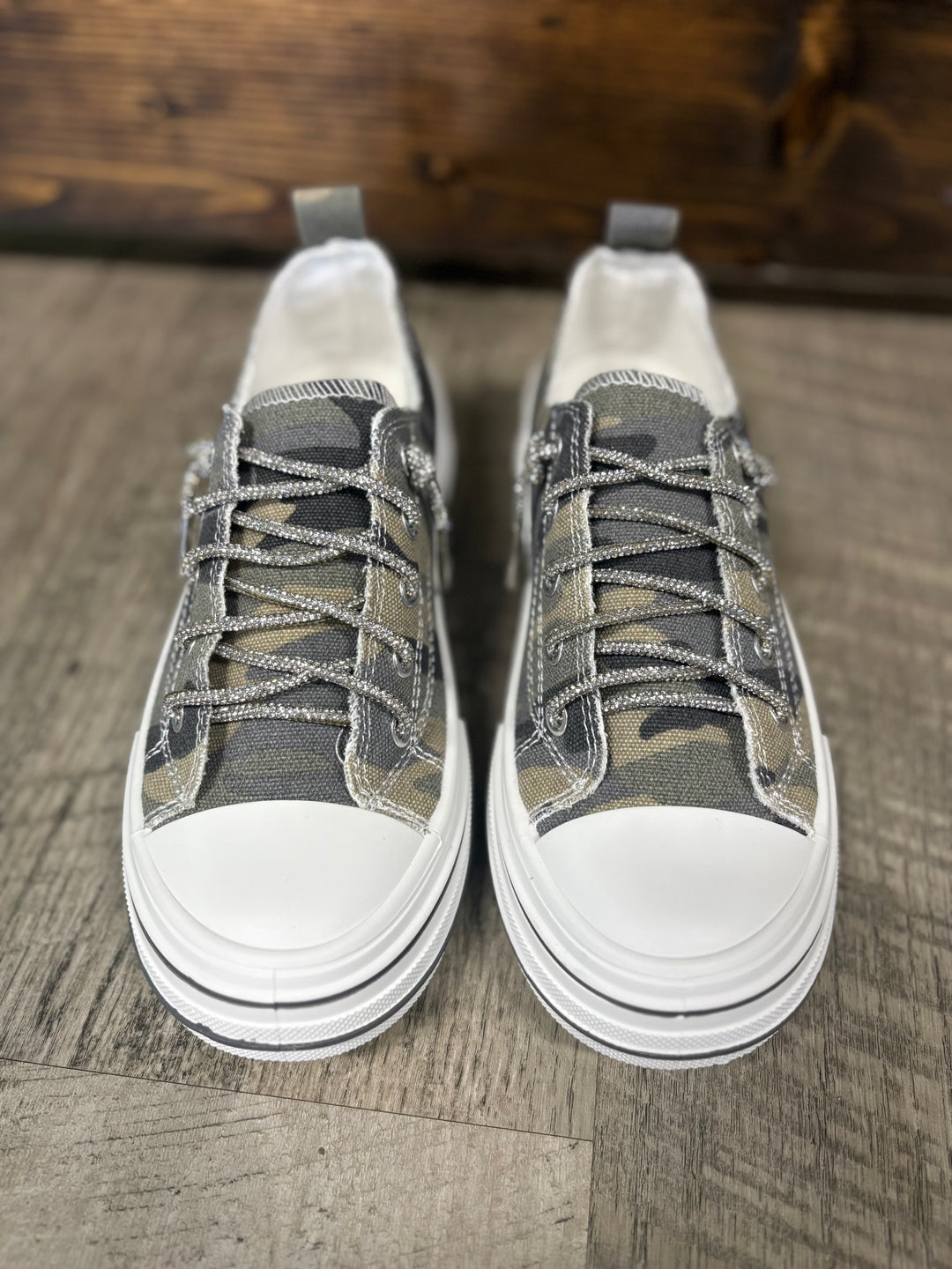 Aman Khaki Camo Sneakers