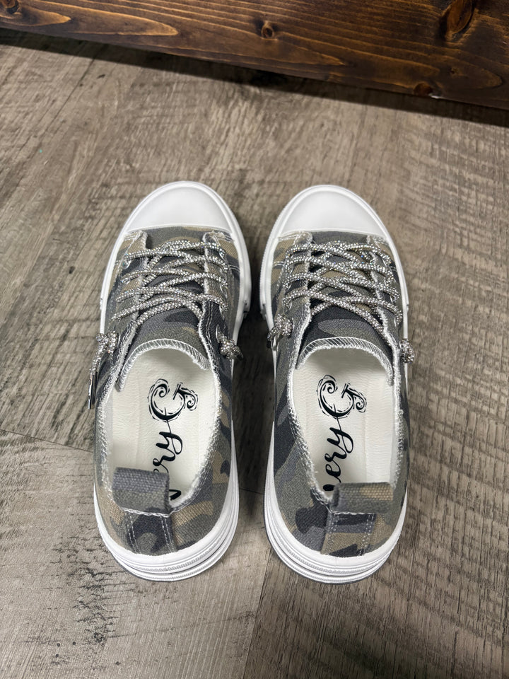 Aman Khaki Camo Sneakers