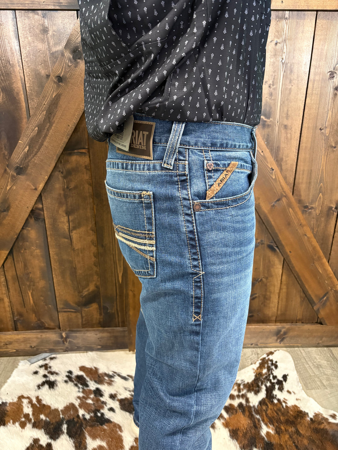 MENS Ariat M4 Relaxed Thornton Boot Cut Jeans