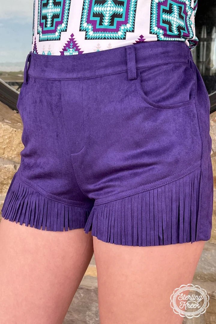PLUS Nashville Babe Purple Shorts* | gussieduponline