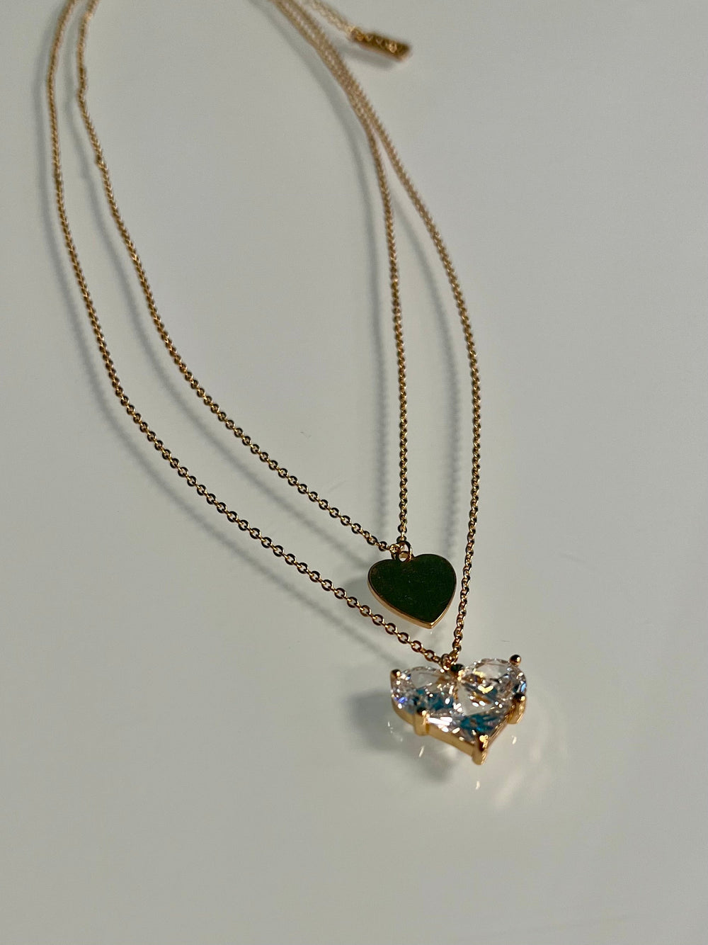 Crystal Heart Necklace | gussieduponline