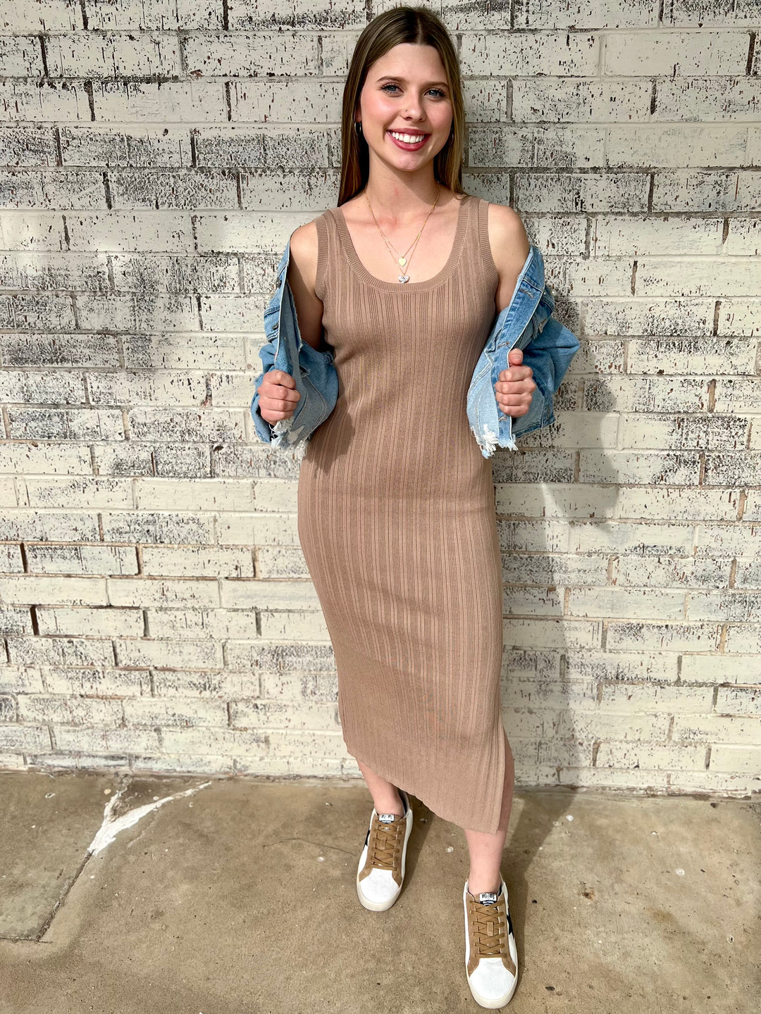 She's A Brick House Dress - 2 Colors | gussieduponline