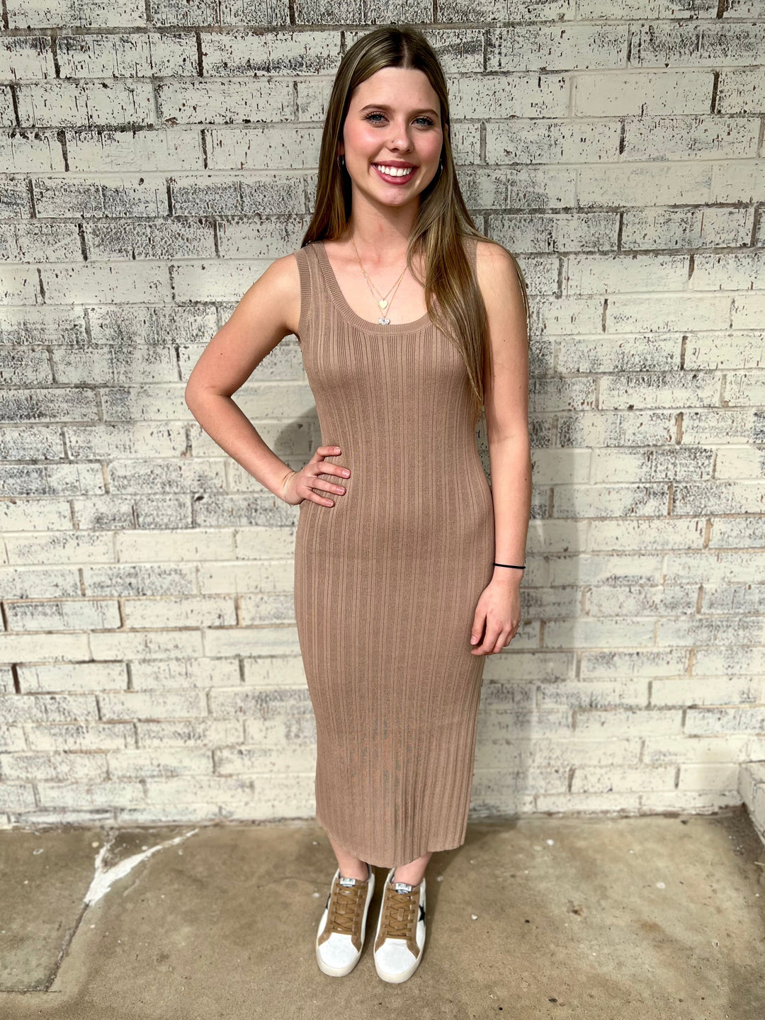 She's A Brick House Dress - 2 Colors | gussieduponline