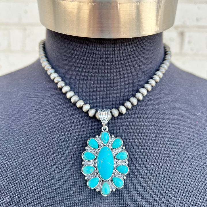 Country Floral Necklace | gussieduponline