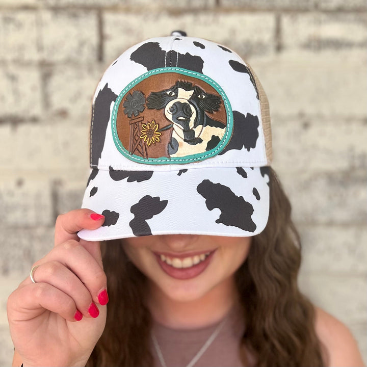 Myra Tooled Leather Ball Caps | gussieduponline