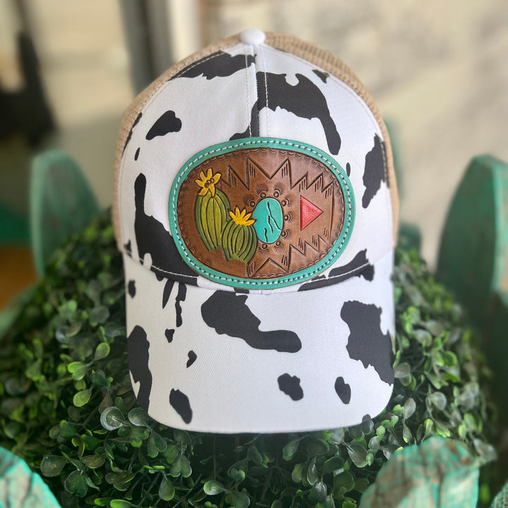 Myra Tooled Leather Ball Caps | gussieduponline