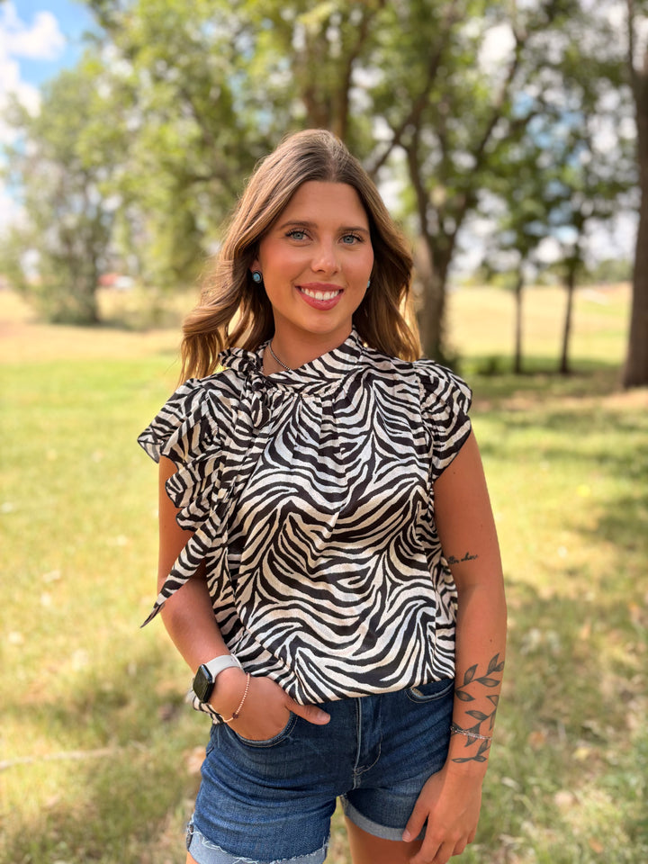Sterling Kreek Savanna Stripe Top