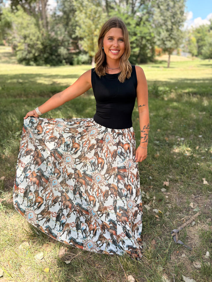 Sterling Kreek Open Range Maxi Skirt
