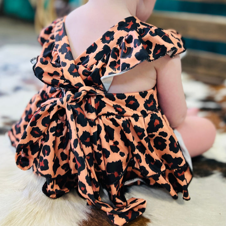 Baby Leopard Onsie Dress | gussieduponline