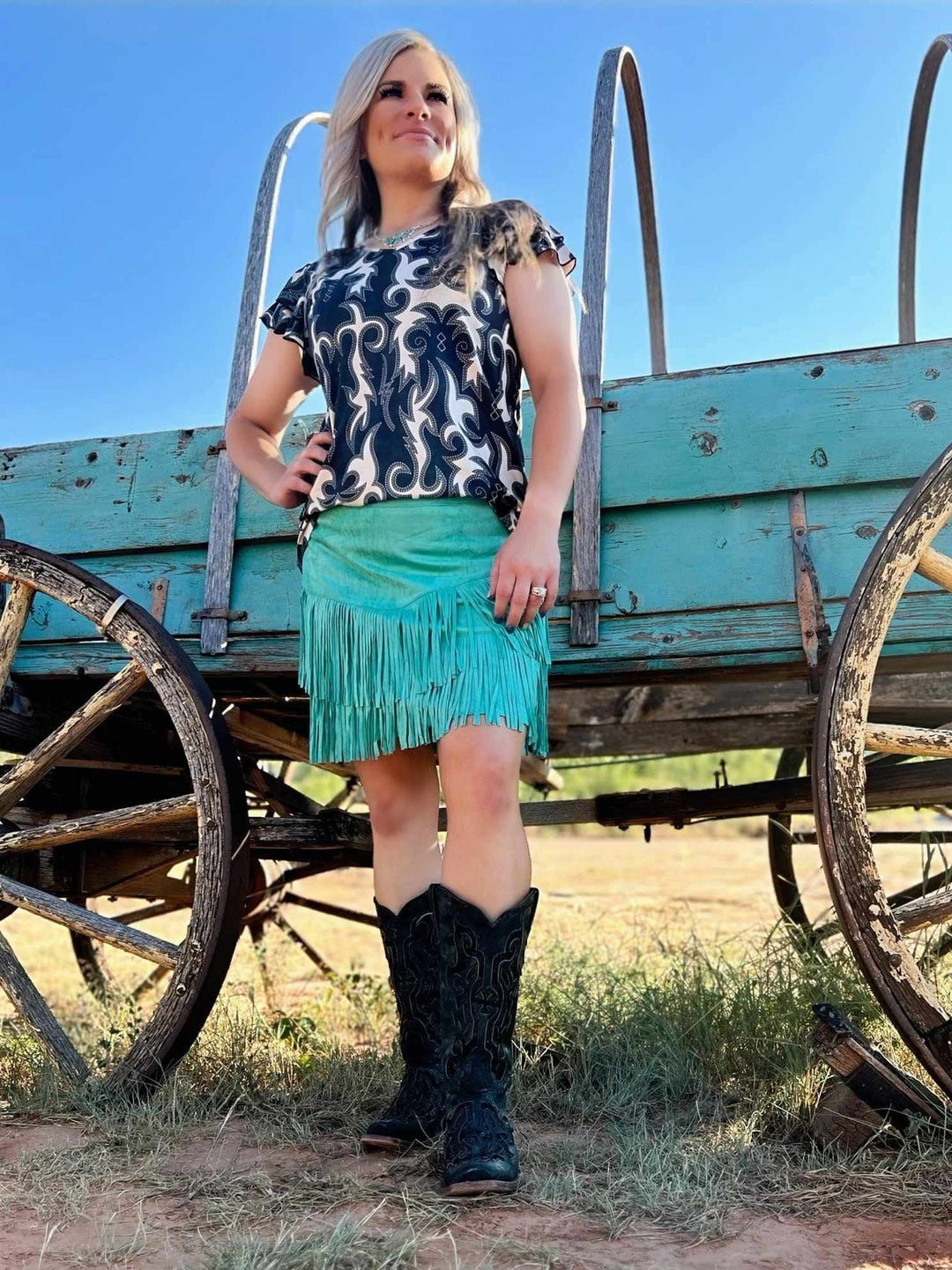 Sterling Kreek Space Cowgirl Top | gussieduponline