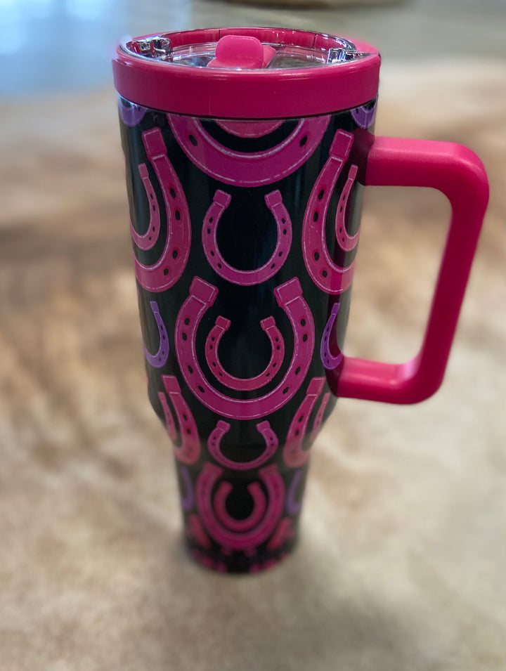 L&B Western Design 40oz Flip Straw Tumbler- 10 Designs