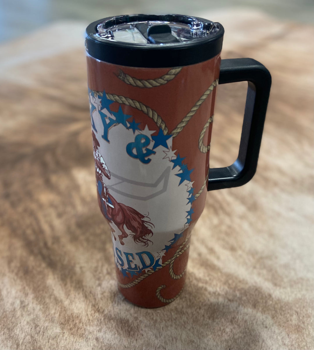 L&B Western Design 40oz Flip Straw Tumbler- 10 Designs