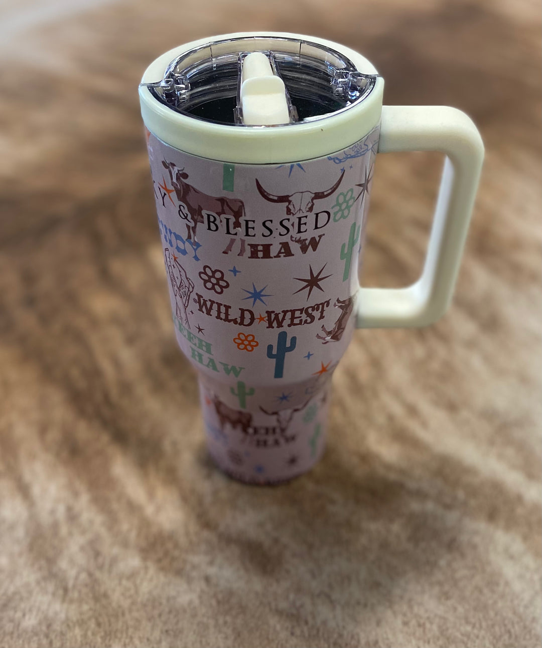 L&B Western Design 30oz. Flip Straw Tumbler- 5 Designs