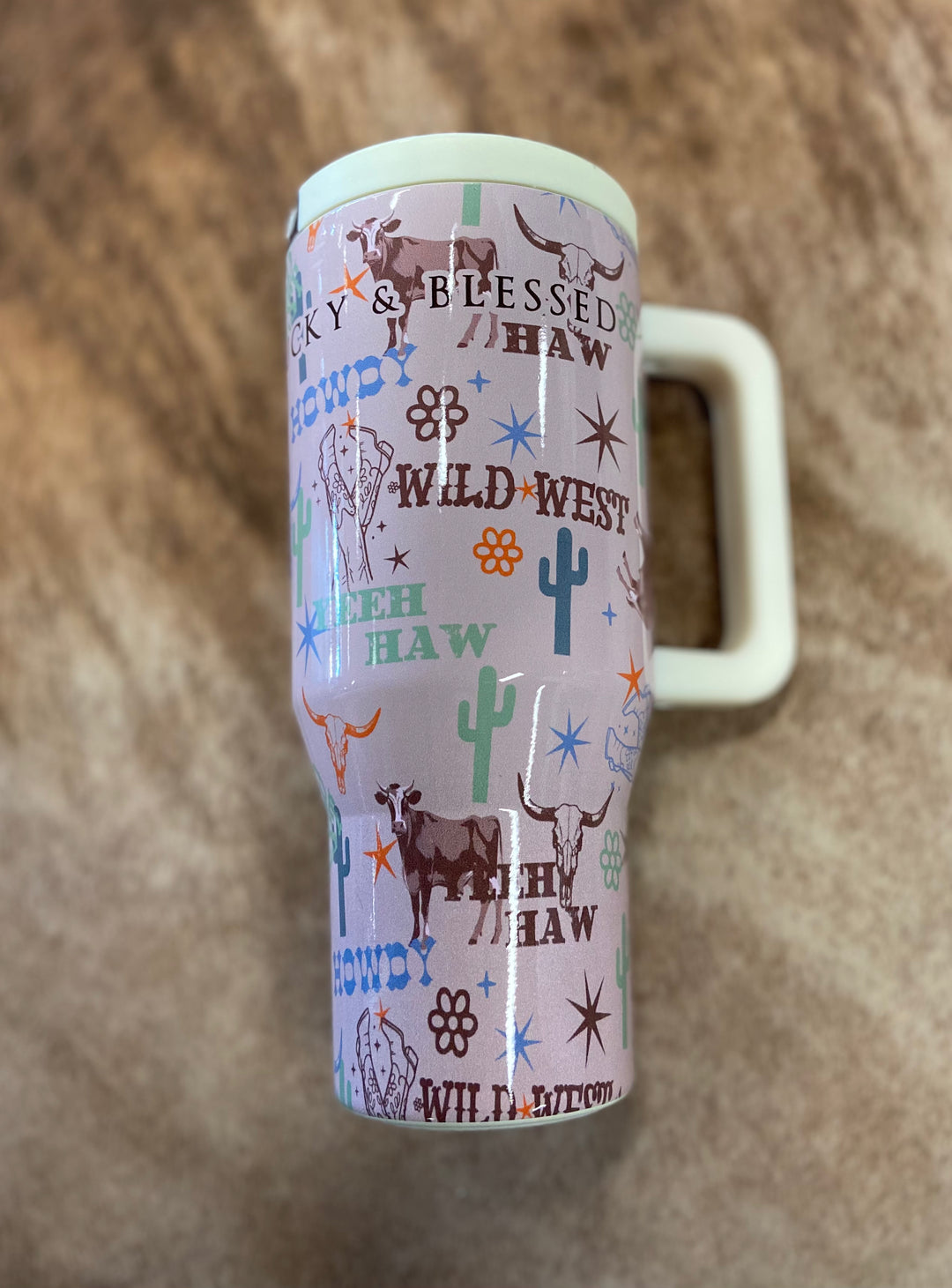 L&B Western Design 30oz. Flip Straw Tumbler- 5 Designs