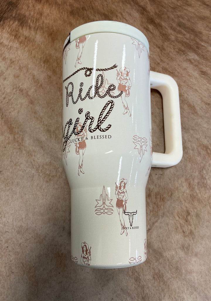 L&B Western Design 30oz. Flip Straw Tumbler- 5 Designs