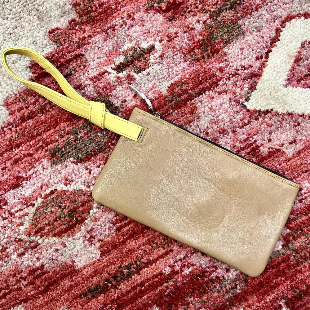 Lyla Leather Wristlet -3 Colors | gussieduponline