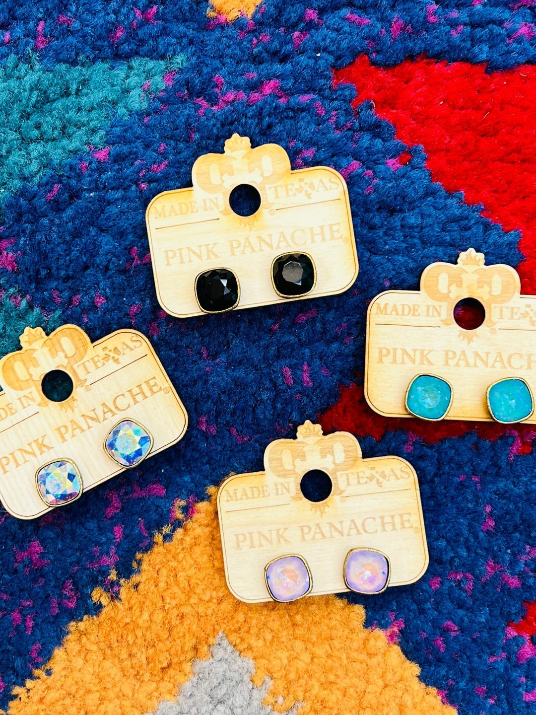 Panache's Simple Stud Earrings- 4 colors | gussieduponline