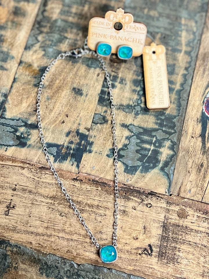 Panache Blue Lagoon Necklace | gussieduponline