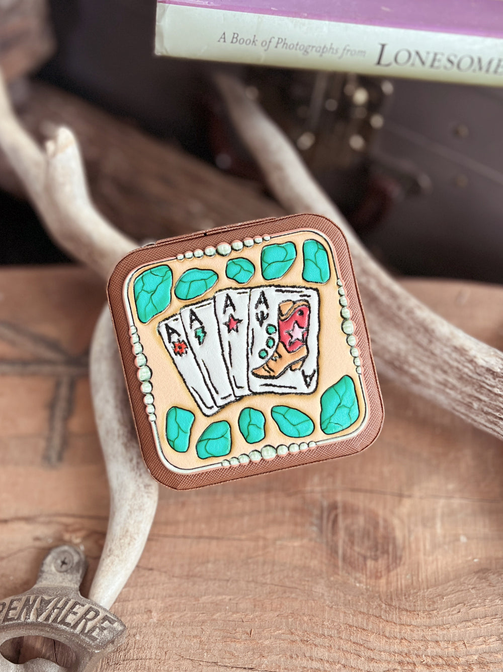 Small Western Style Jewelry Travel Case - 2 designs | gussieduponline