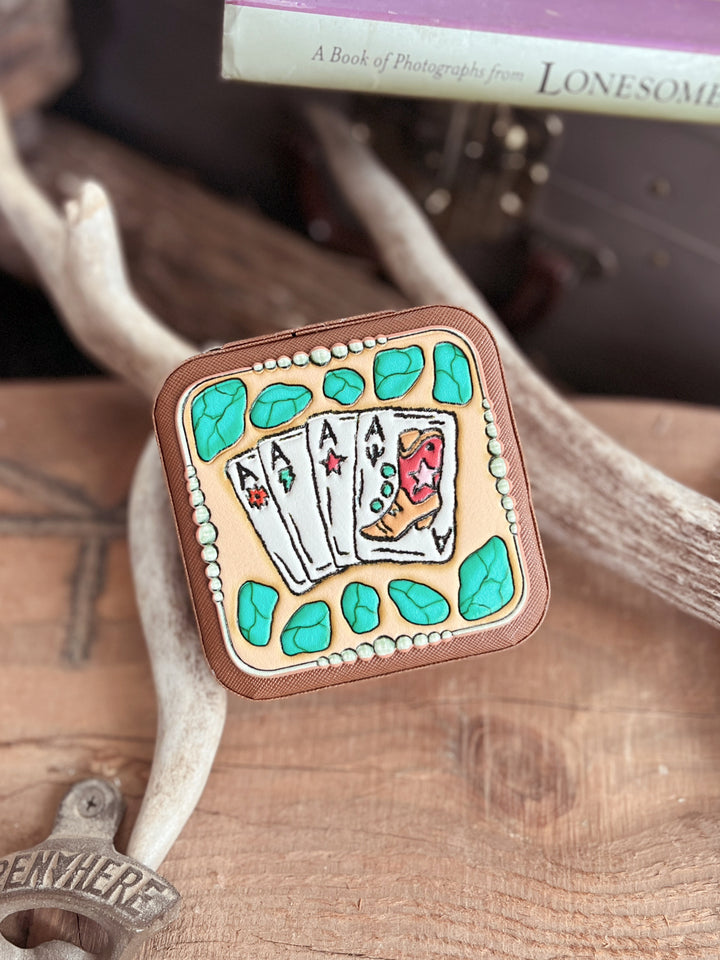 Small Western Style Jewelry Travel Case - 2 designs | gussieduponline