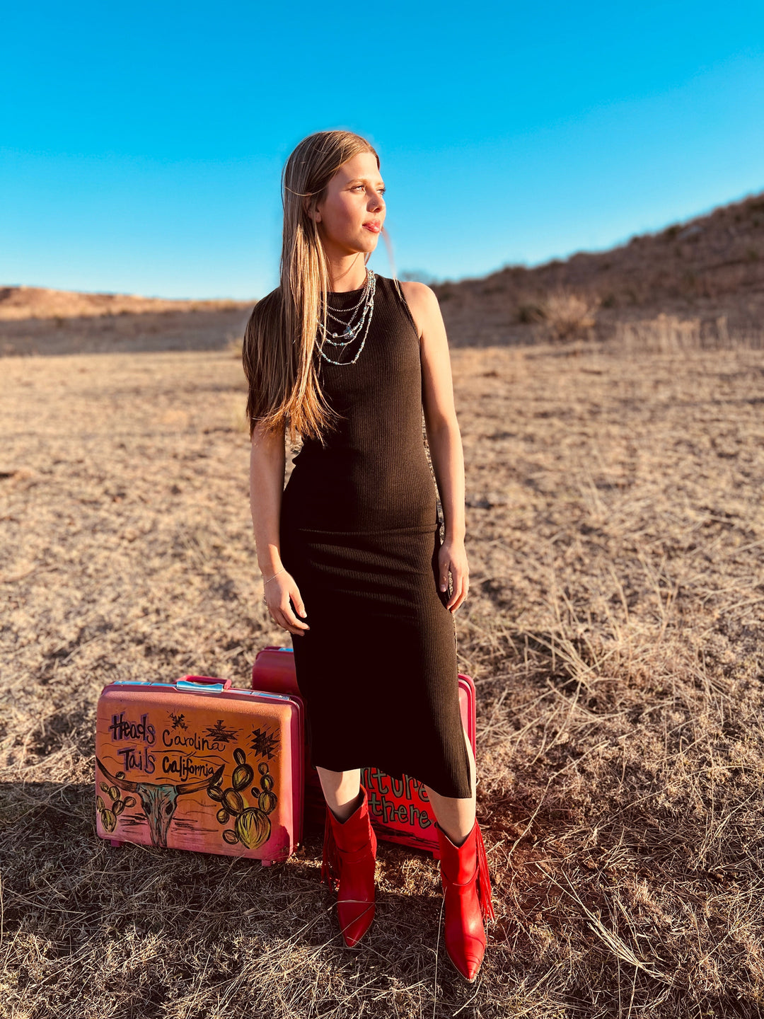 Don't Let The Door Hit Ya Dress | gussieduponline