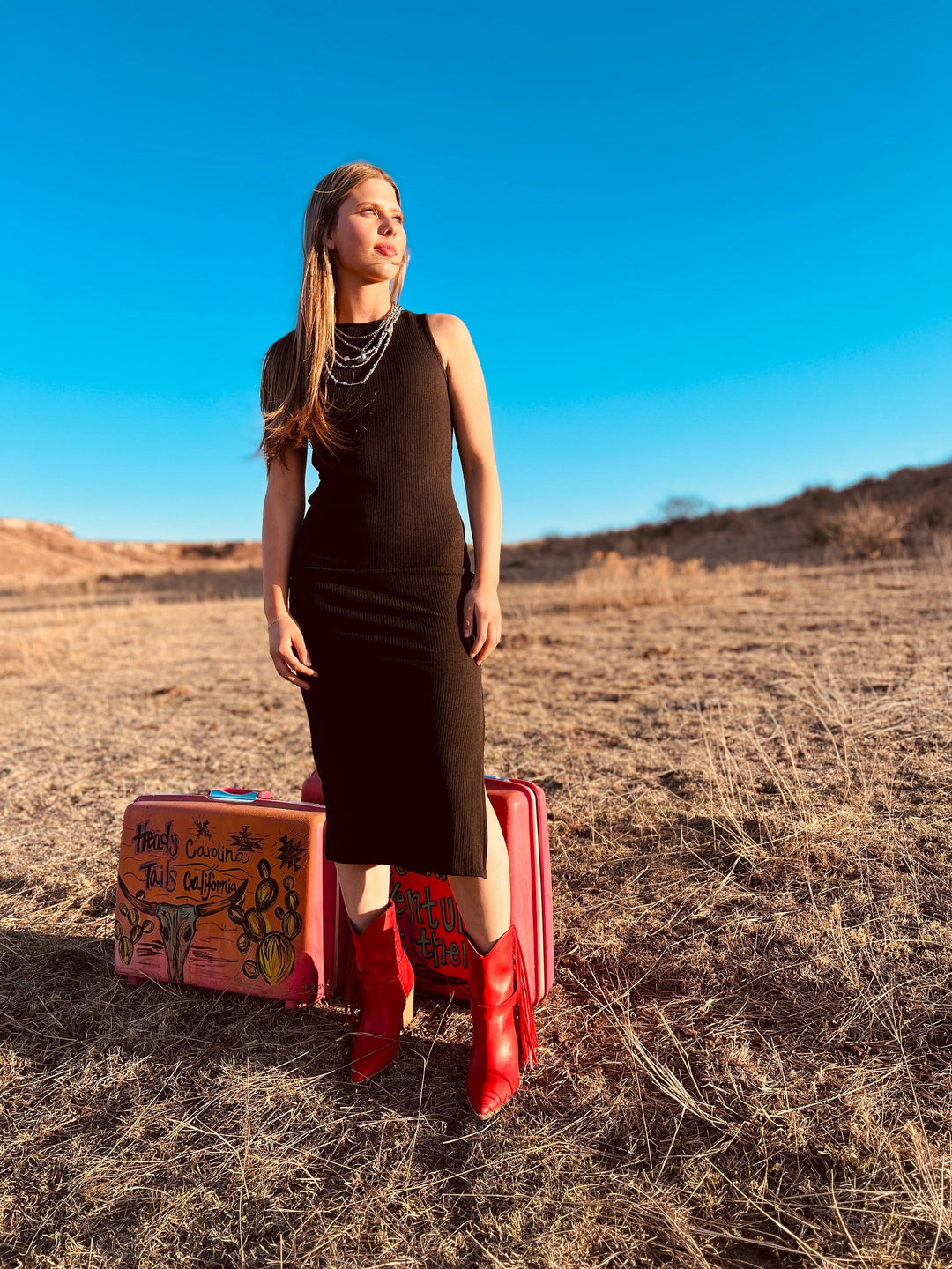 Don't Let The Door Hit Ya Dress | gussieduponline