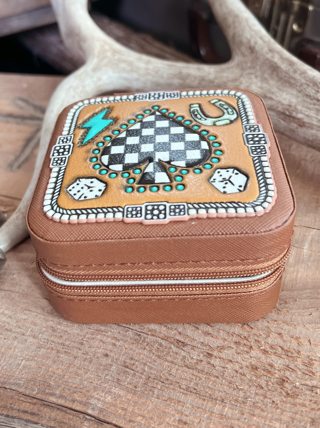 Small Western Style Jewelry Travel Case - 2 designs | gussieduponline