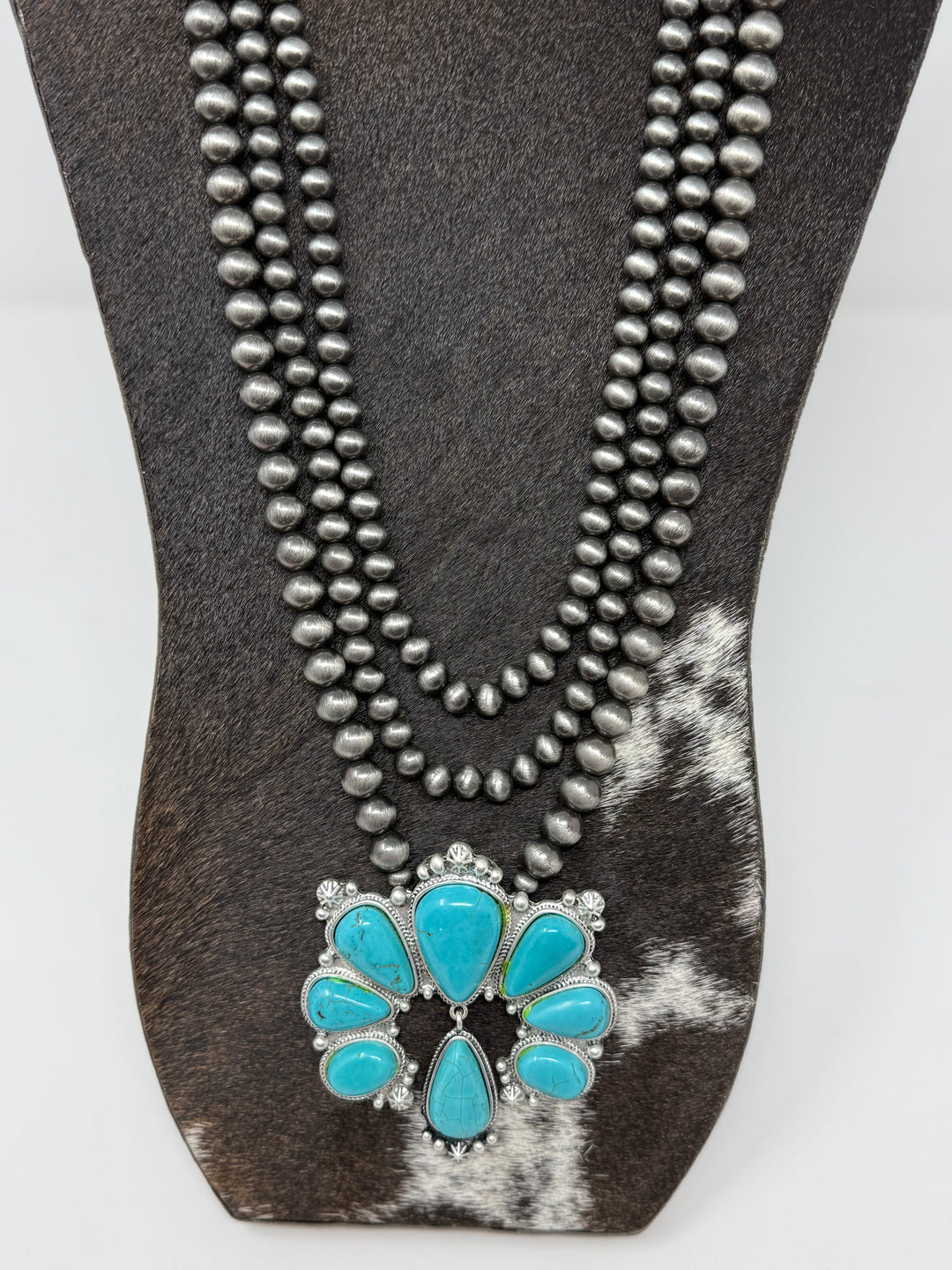 Blooming Squash Navajo Necklace