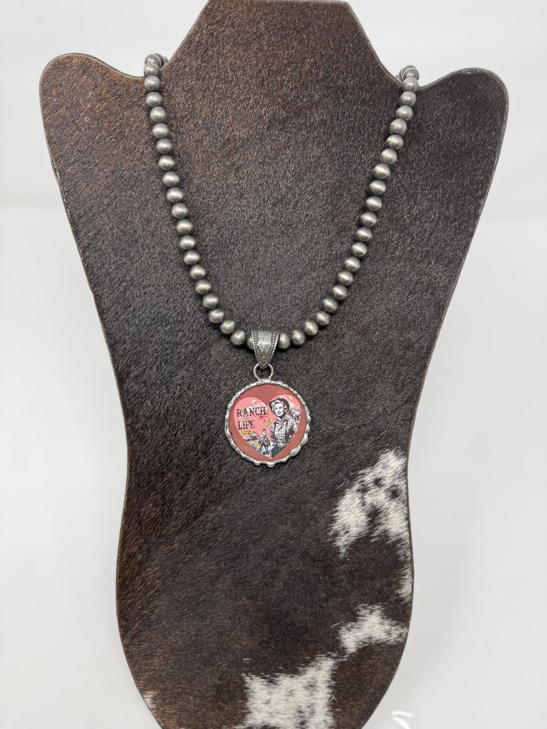 Vintage Bottle Cap Navajo Strand Necklace - 3 Designs